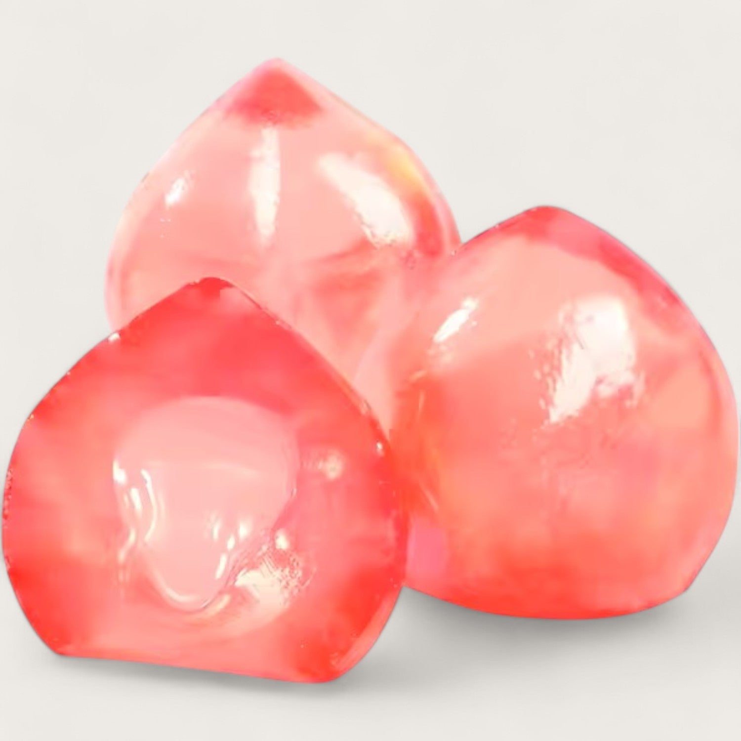 AMOS 4D Fruit Gummy – Peach Geschmack | 3D Fruchtgummis mit flüssigem Kern | 120 g - Kemberly® GmbH