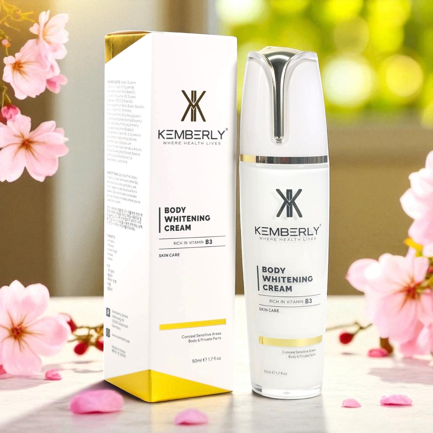 Kemberly Pflegecreme für empfindliche Zonen & Hautbildverfeinerung - Kemberly® GmbH