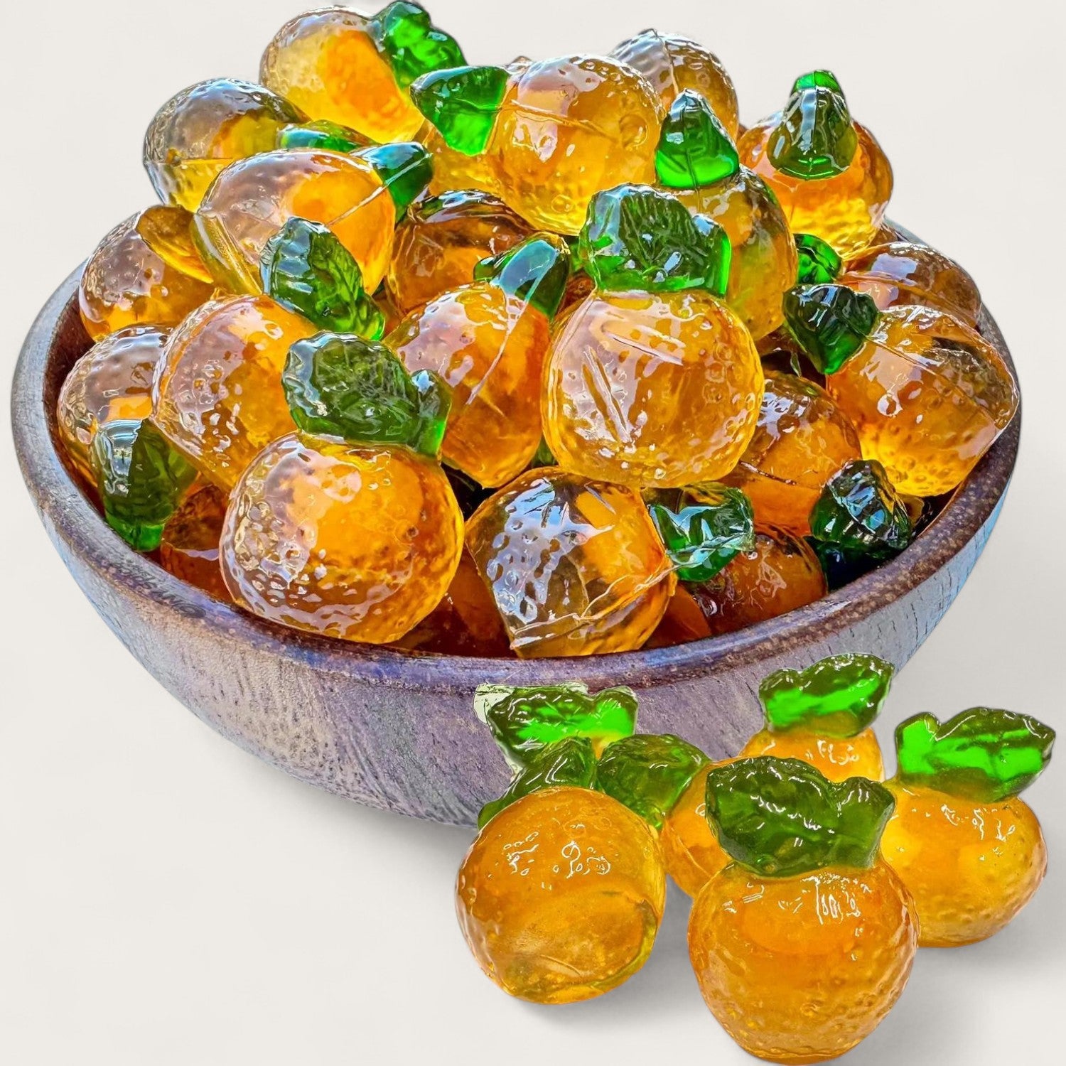 AMOS 4D Fruit Gummy Orange – Fruchtgummi mit flüssigem Kern (120 g) - Kemberly® GmbH