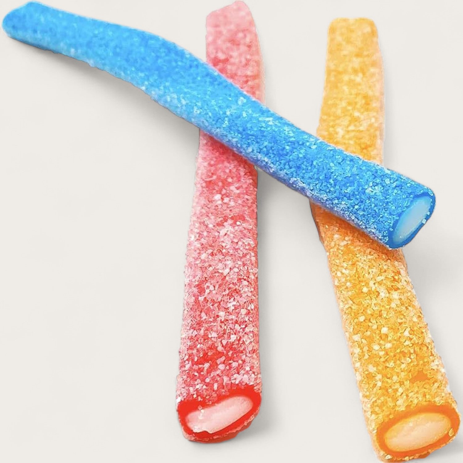 Saurer Rainbow Churritos Fruchtgummi-Mix, gefüllt – 300 g, Halal - Kemberly® GmbH