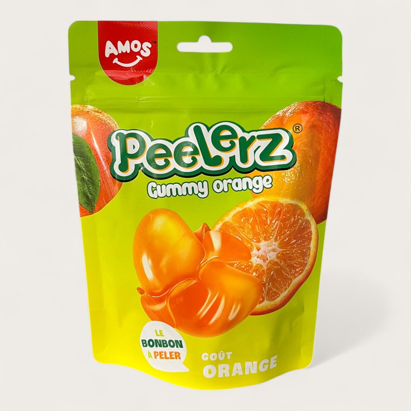 AMOS Peelerz Gummy Orange – Schälbarer Fruchtgummi mit Orangengeschmack (120g) - Kemberly® GmbH