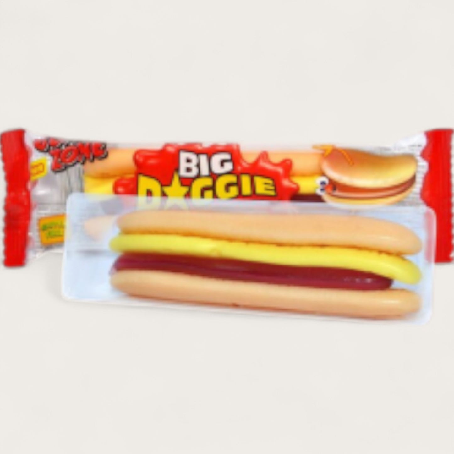 Big Doggie Hot Dog – Fruchtgummi mit Rindergelatine (1 Stück, 28 g) - Kemberly® GmbH