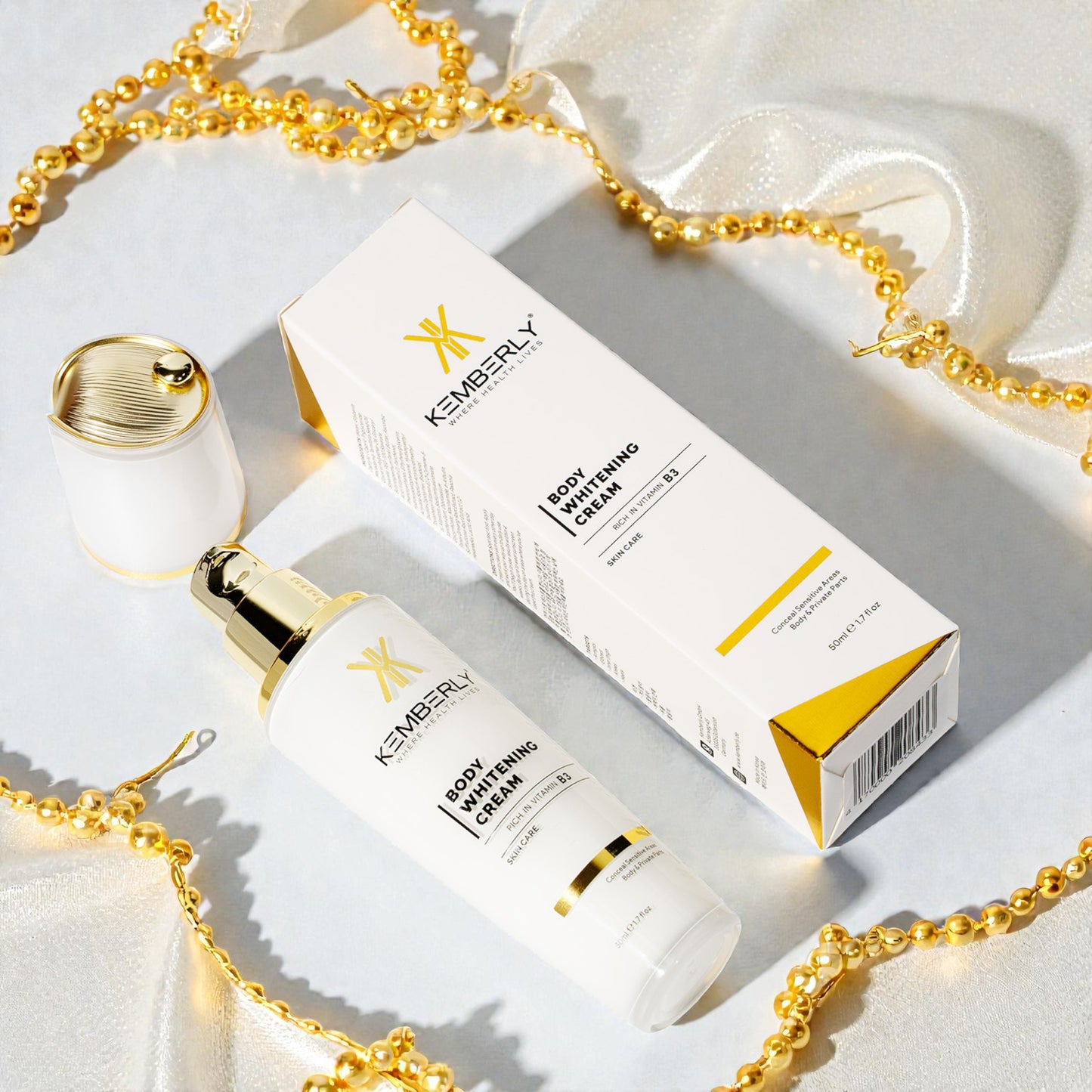 Kemberly Pflegecreme für empfindliche Zonen & Hautbildverfeinerung