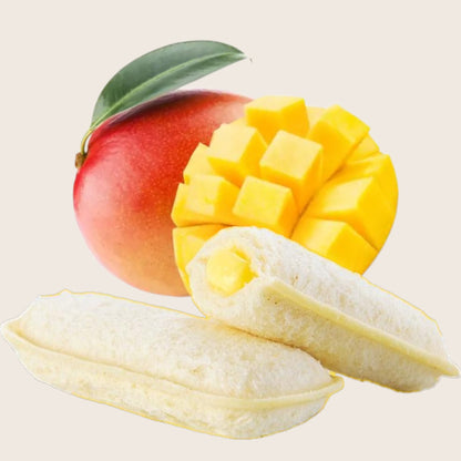 Mini-Mango-Kuchen (1 Stück, 20 g) – Weicher Snack mit cremiger Mango-Milch-Füllung