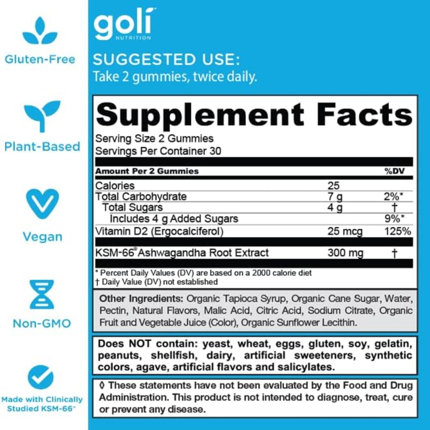 Goli Nutrition Ashwagandha Fruchtgummis - 60 Gummis - Kemberly® GmbH