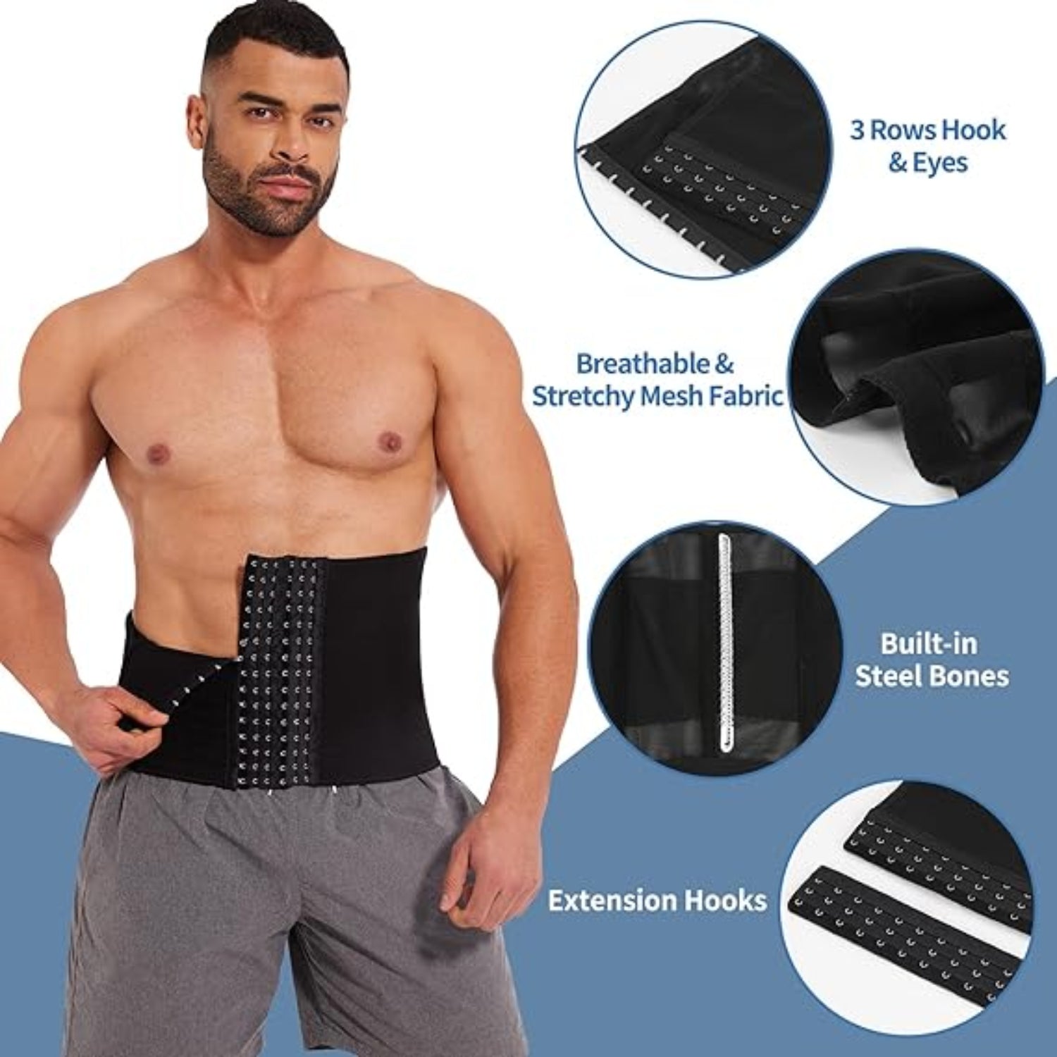 ACTIVE SHAPEWEAR® – Unisex Taillenformer mit starker Kompression - Kemberly® GmbH