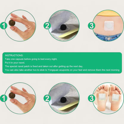 Slim Patch Fett Verbrennung Perfekt Detox Wermut Bauch Nabel Abnehmen Patch - Kemberly® GmbH