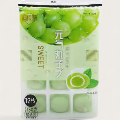 Japanische Mochi Frucht-Reiskuchen Erdbeere, Mango oder Traube
