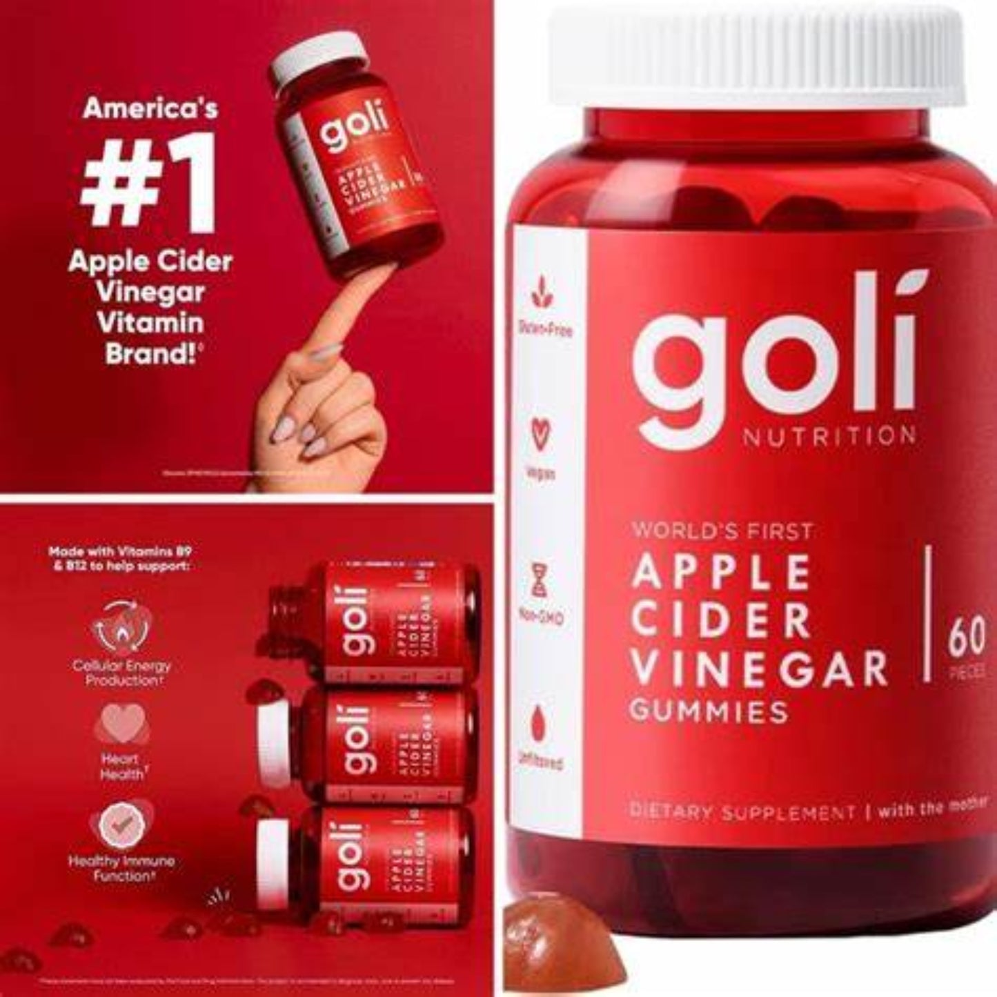 Goli Nutrition Apple Cider Vinegar Fruchtgummis - Kemberly® GmbH