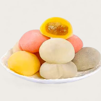 Japanische Mochi Frucht-Reiskuchen Erdbeere, Mango oder Traube
