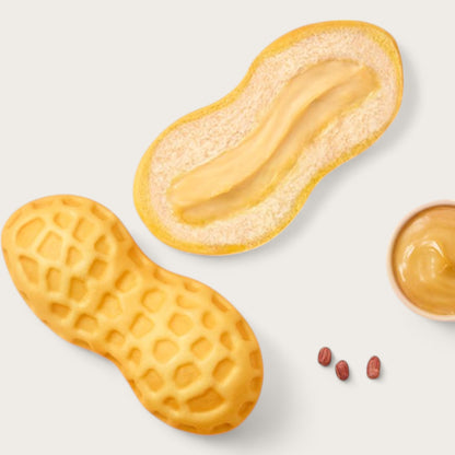 Erdnuss-Kuchen mit Cremefüllung - 50g