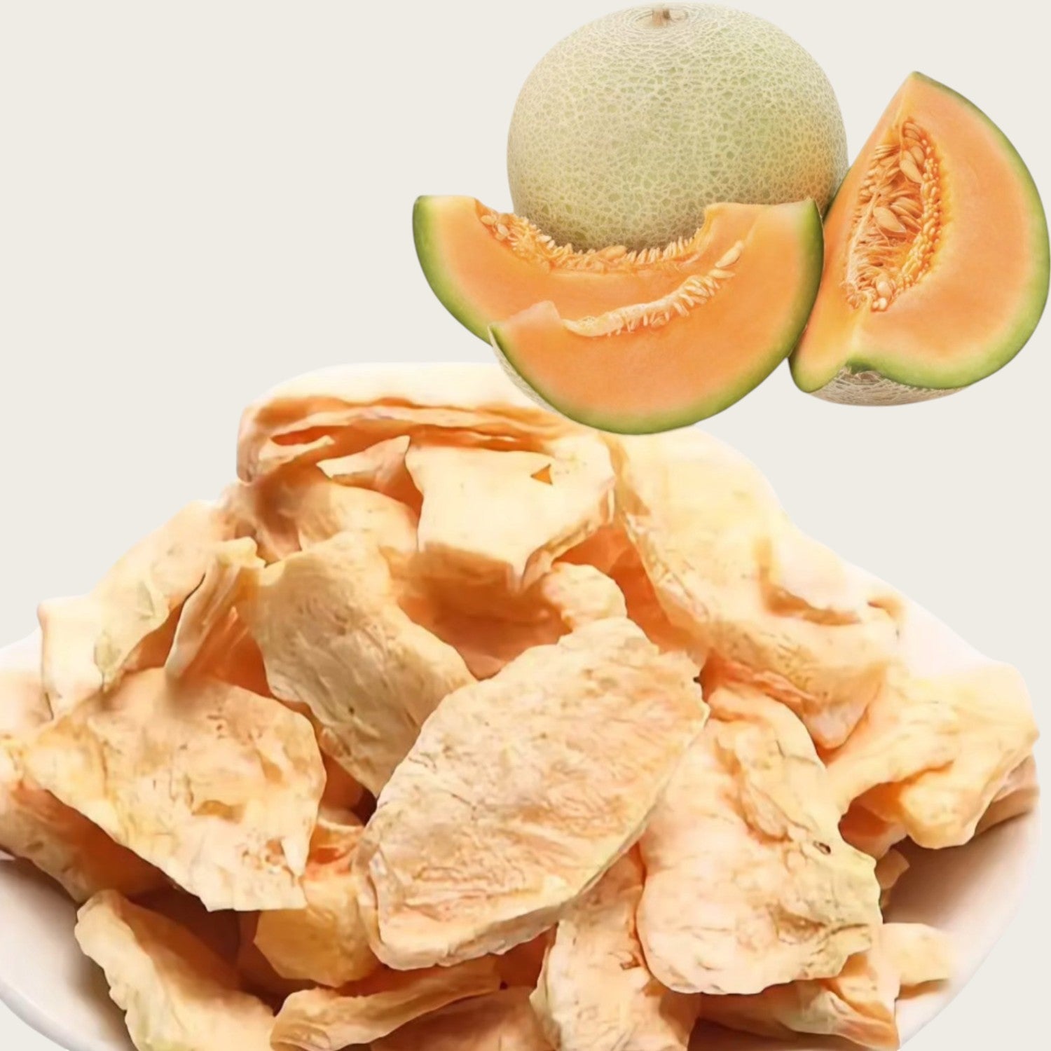 Gefriergetrocknete Bio-Cantaloupe – Fruchtig & Knusprig - Kemberly® GmbH