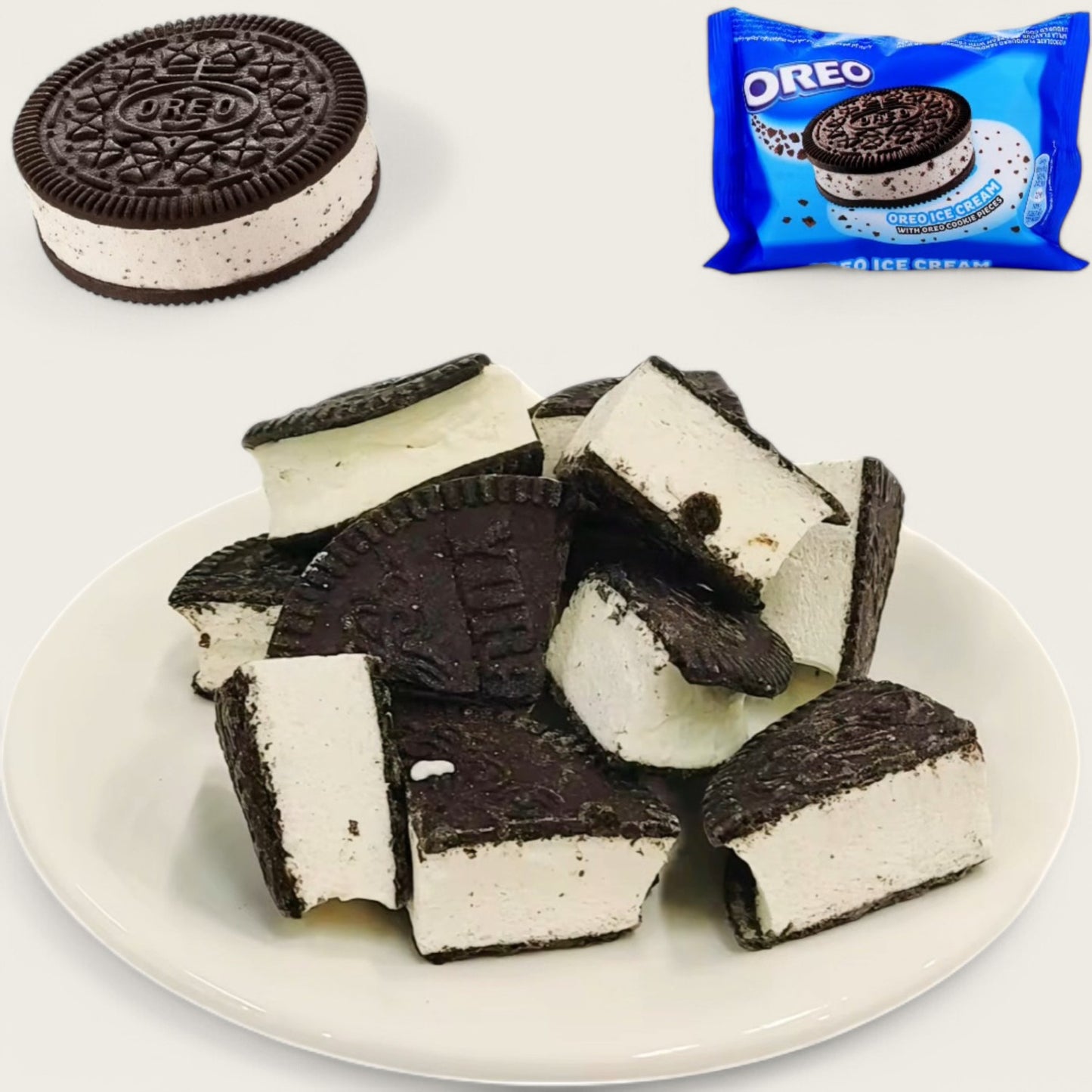 Gefriergetrocknete Eiscreme mit Oreo-Geschmack – Knusprig, Cremig & Unwiderstehlich! - Kemberly® GmbH