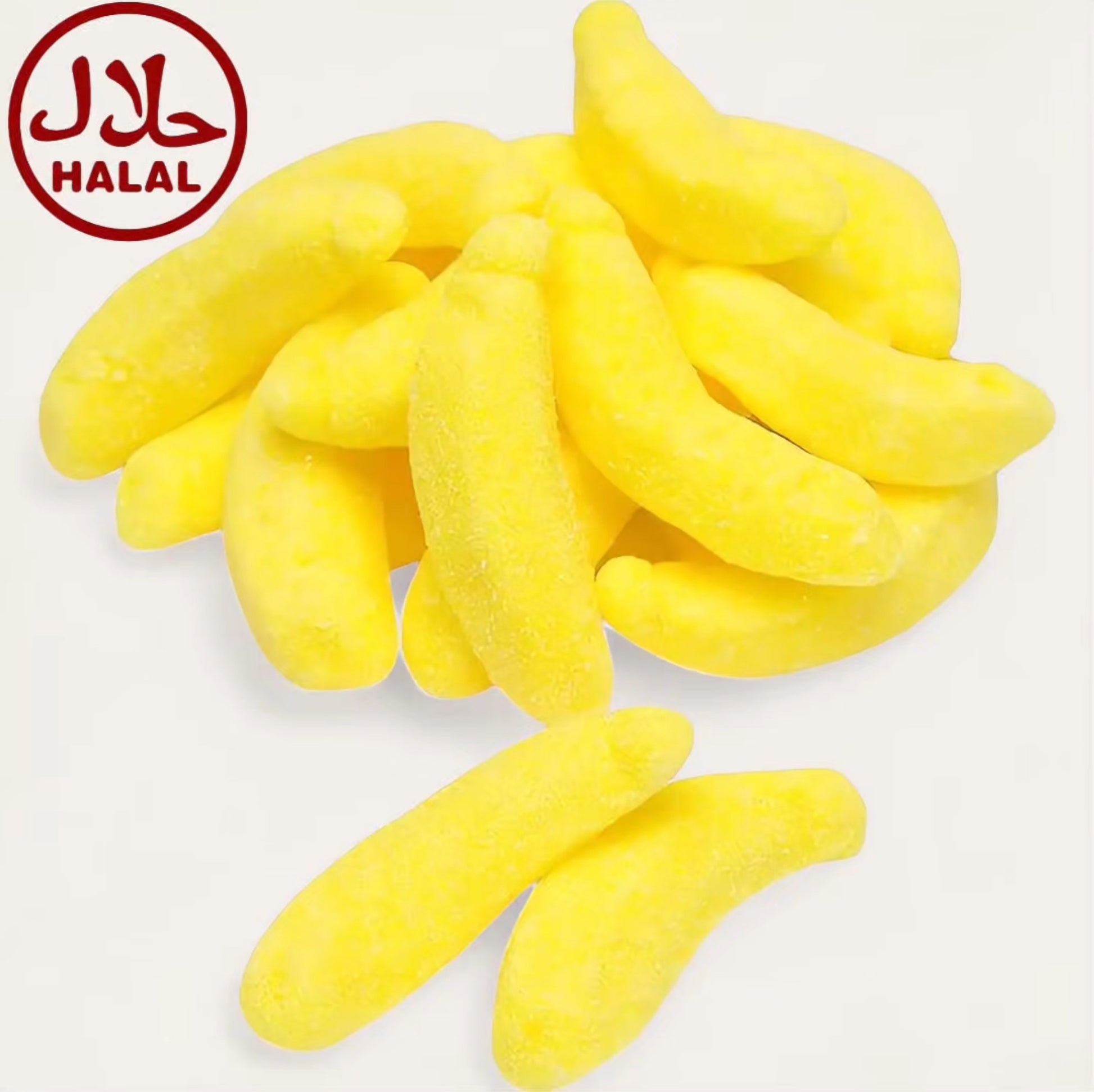Bananen-Gummis – Soft & Fruchtig – 300 g – Halal & Vegetarisch - Kemberly® GmbH