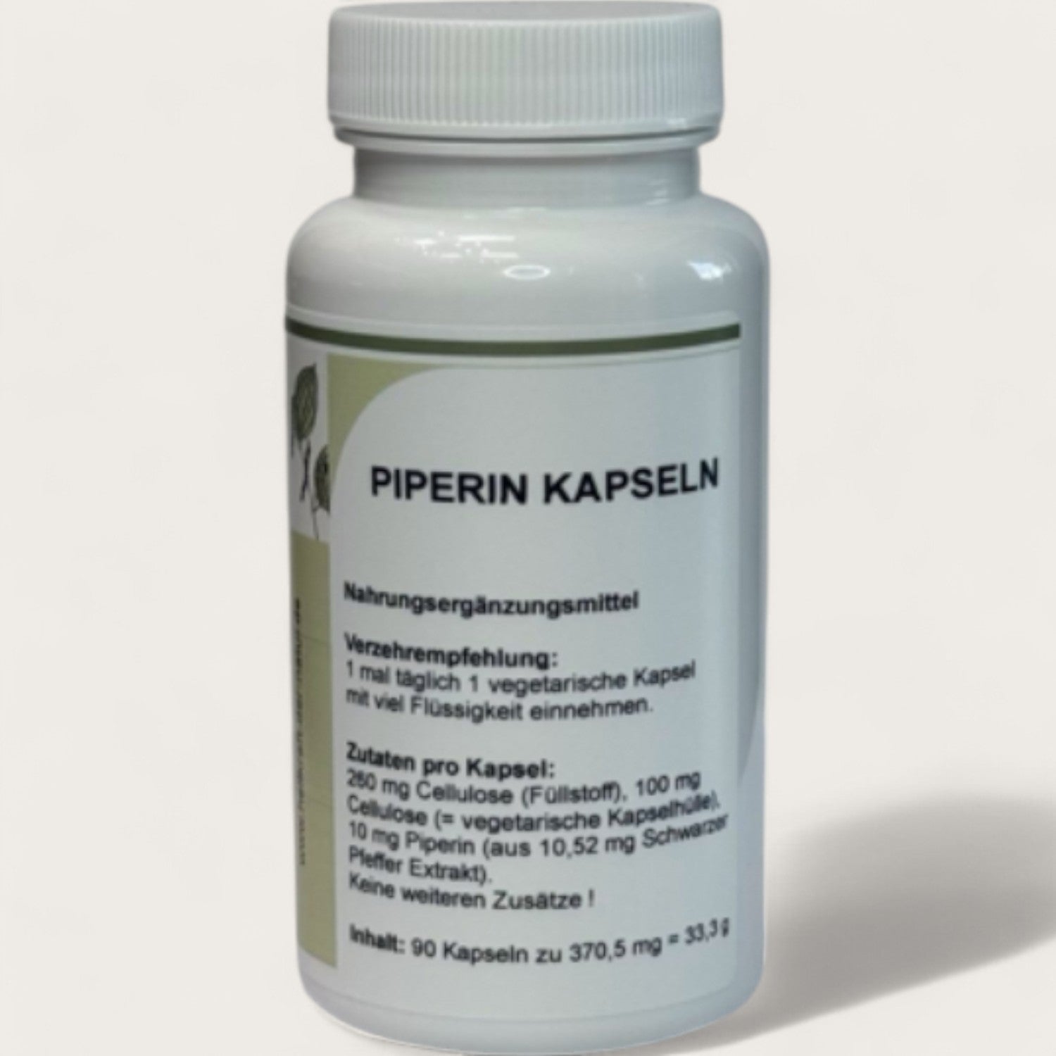 Piperin Kapseln – 90 Kapseln - Kemberly® GmbH