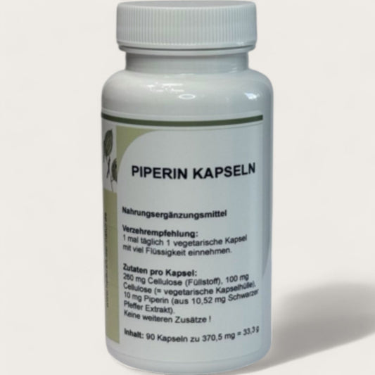 Piperin Kapseln – 90 Kapseln - Kemberly® GmbH