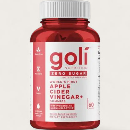 Goli® Apfelessig Gummies Zuckerfrei mit B12 & Probiotika (60 Stk)