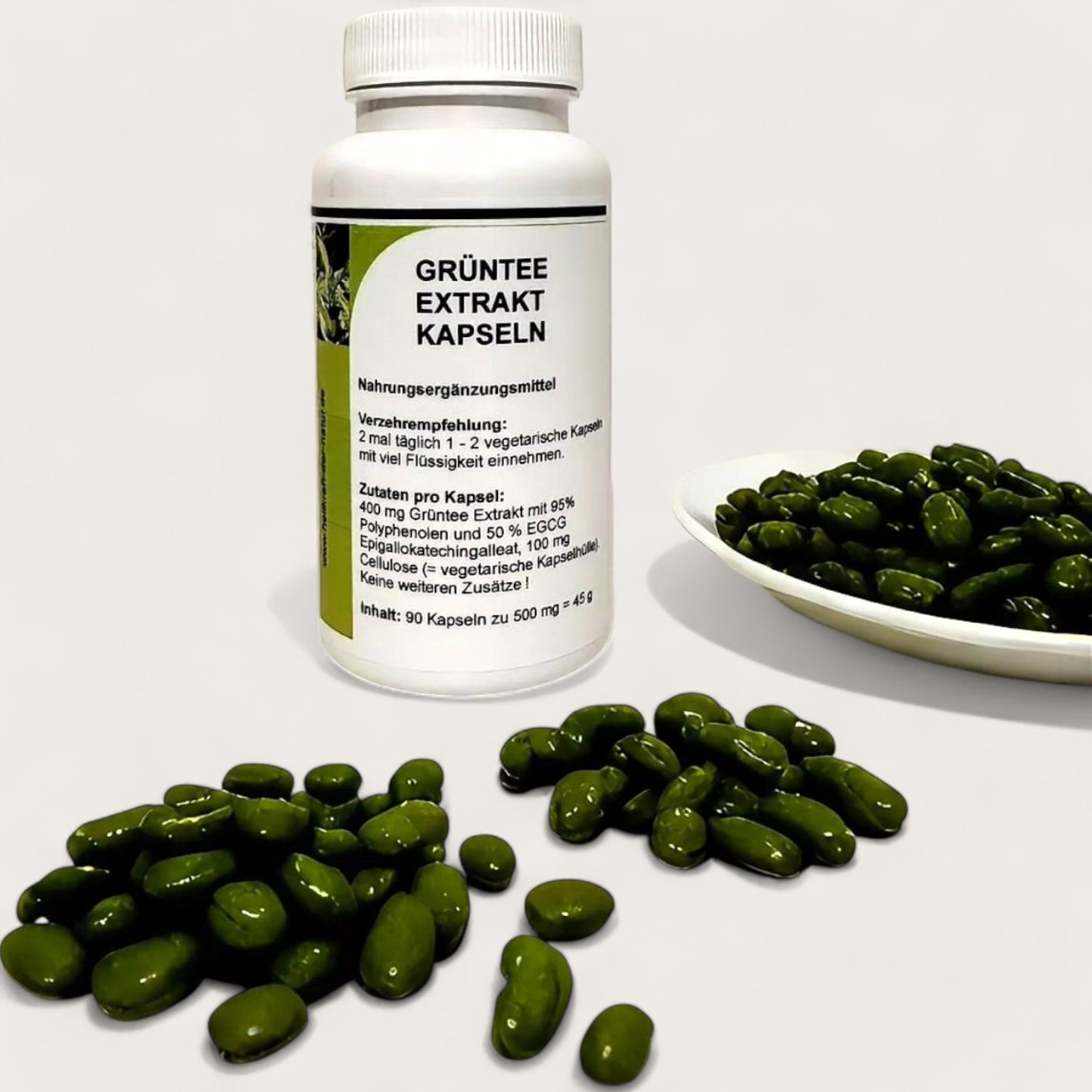 Grünetee Extrakt Kapseln - 90 Kapseln zu 500 mg - Kemberly® GmbH