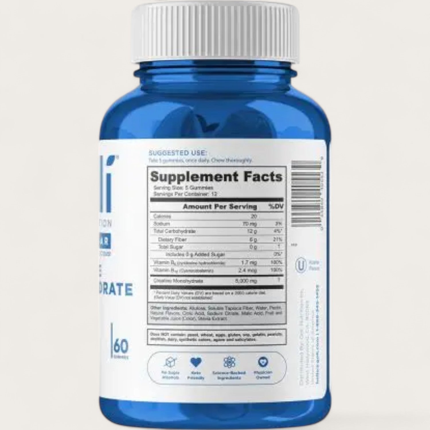 Goli Nutrition® Kreatin Monohydrat – Zero Sugar Gummies (60 Stück) - Kemberly® GmbH