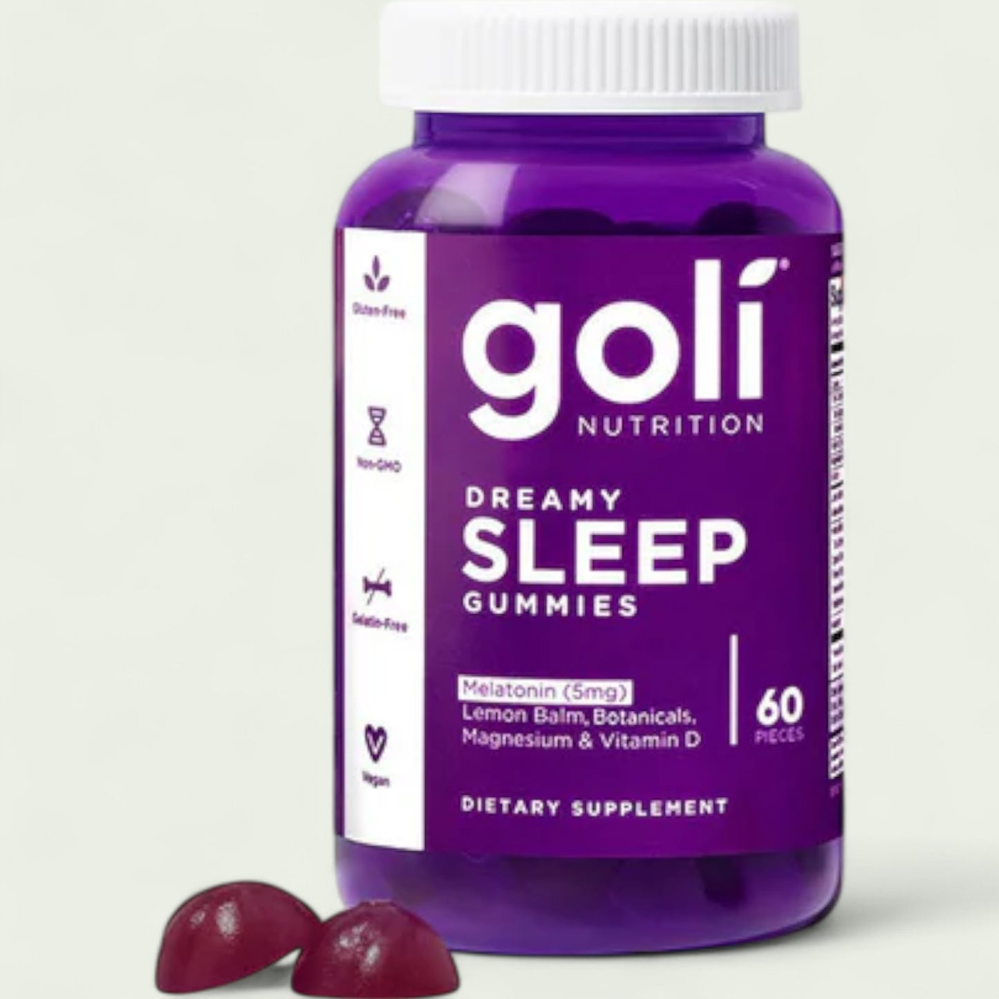 Goli Sleep Gummies | 60 Stück | 5 mg Melatonin