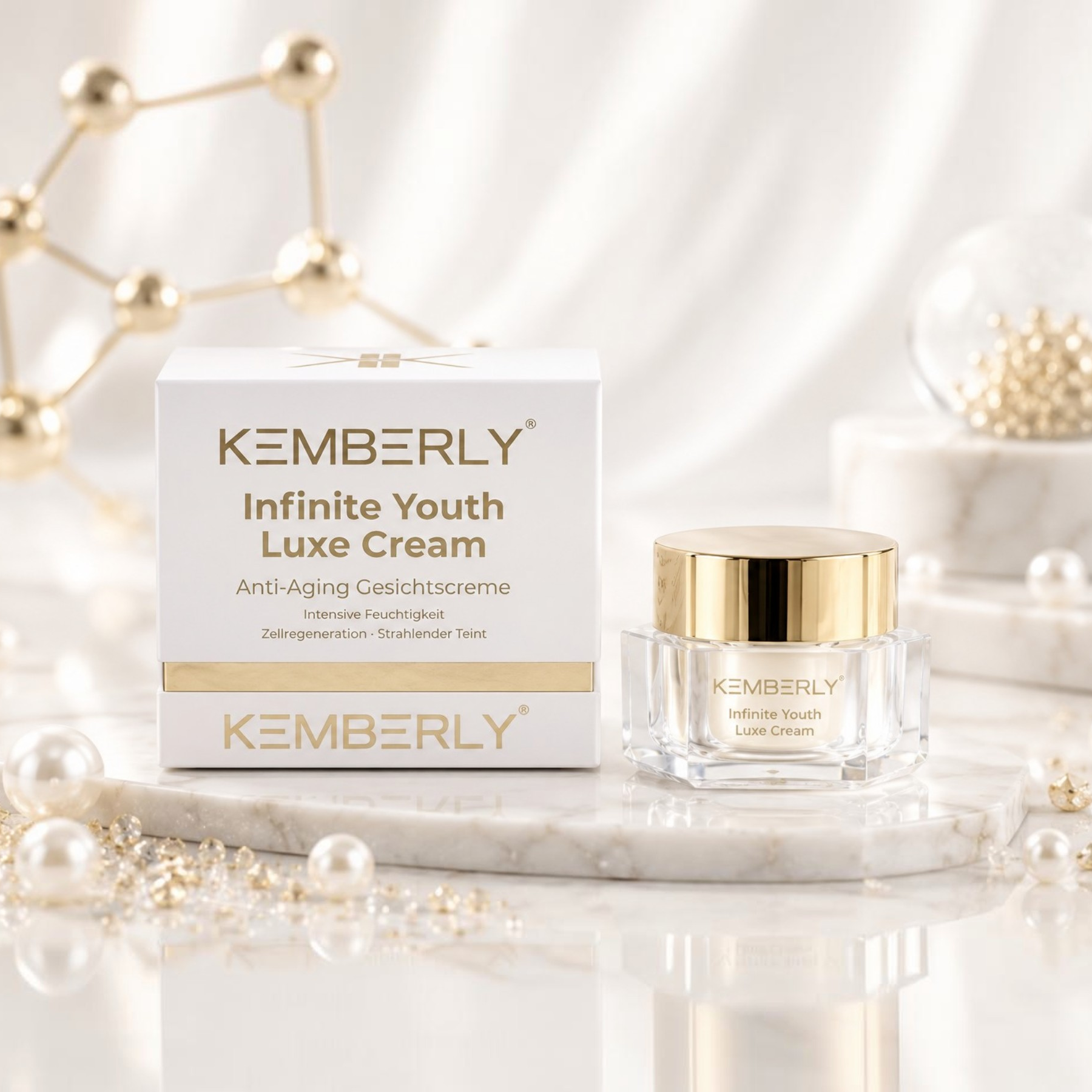 KEMBERLY® Infinite Youth Luxe Cream – Luxury Anti-Aging Stem Cell Cream - 50ml - Kemberly® GmbH