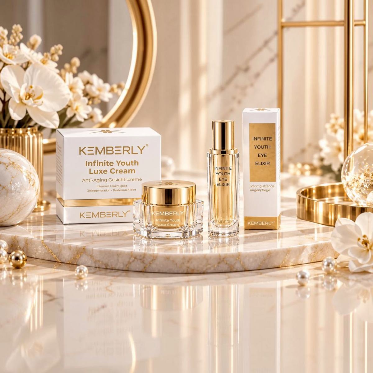 KEMBERLY® Luxury Face & Eye Anti-Aging Duo Set - Kemberly® GmbH