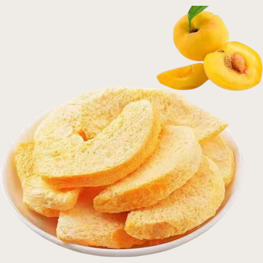 Gefriergetrockneter Gelber Pfirsich – Fruchtig, Knusprig, Natürlich! - Kemberly® GmbH